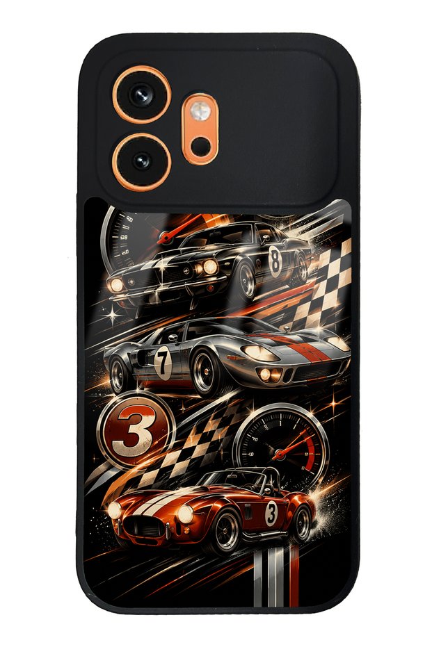 Honor 600 Retro Speed Icons Design Glossy Phone Case