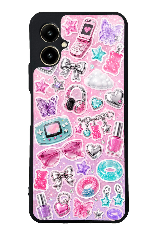 Omix X5 Y2K Sticker Dreams Design Glossy Phone Case