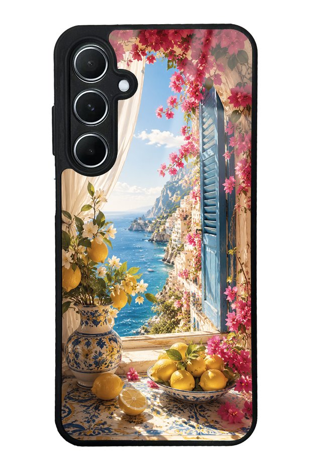 Samsung A55 Dolce Vita Amalfi Design Glossy Phone Case