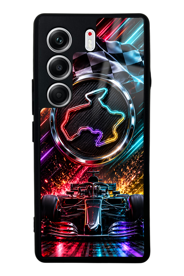 Tecno Camon 40 Pro Apex Lights Design Glossy Phone Case