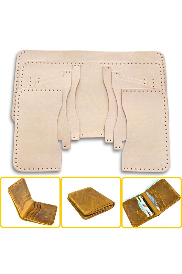 DIY Dara Leather Wallet Making Kit, DIY Handmade Wallet Card Holder Kit