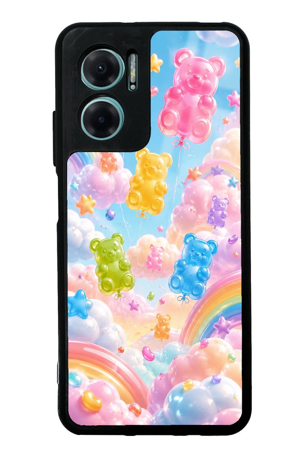 Xiaomi Redmi Note 11E Jelly Bear Sky Design Glossy Phone Case