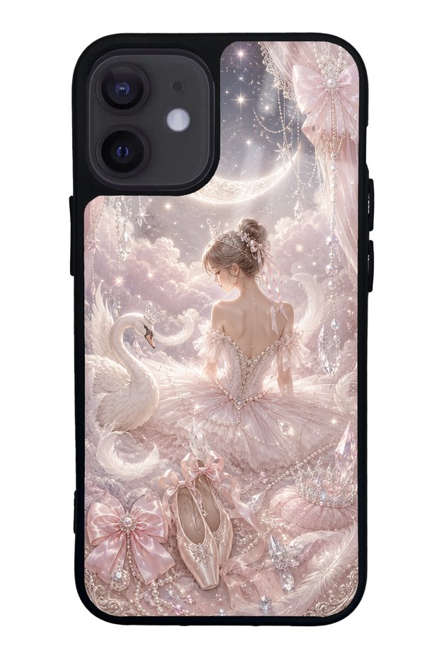 iPhone 12 Mini Starlight Ballerina Design Glossy Phone Case