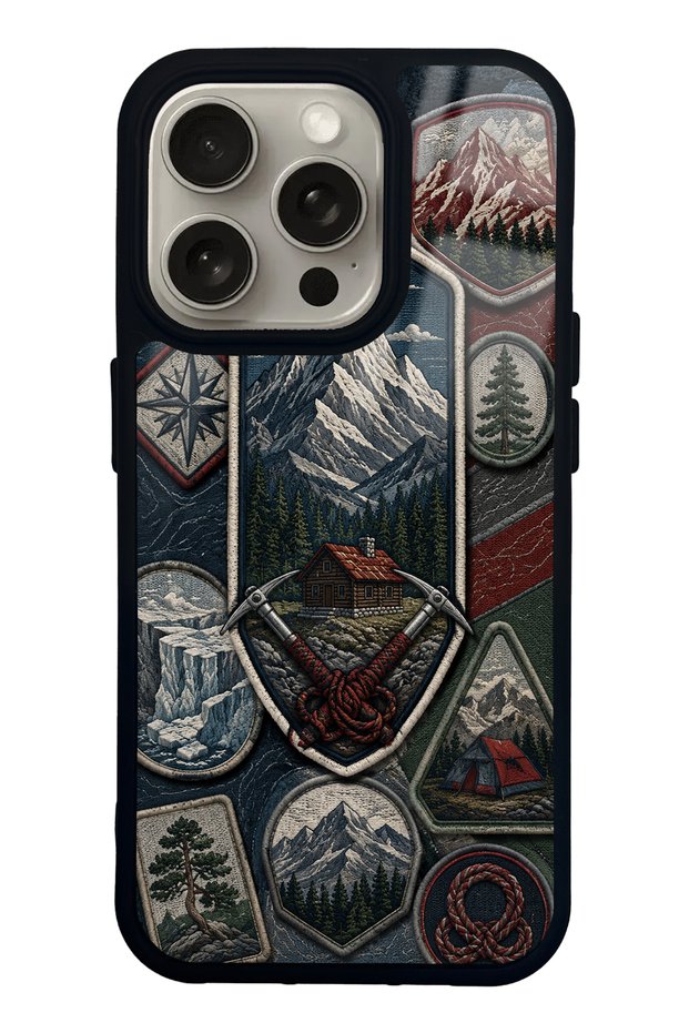 iPhone 15 Pro Peakbound Design Glossy Phone Case