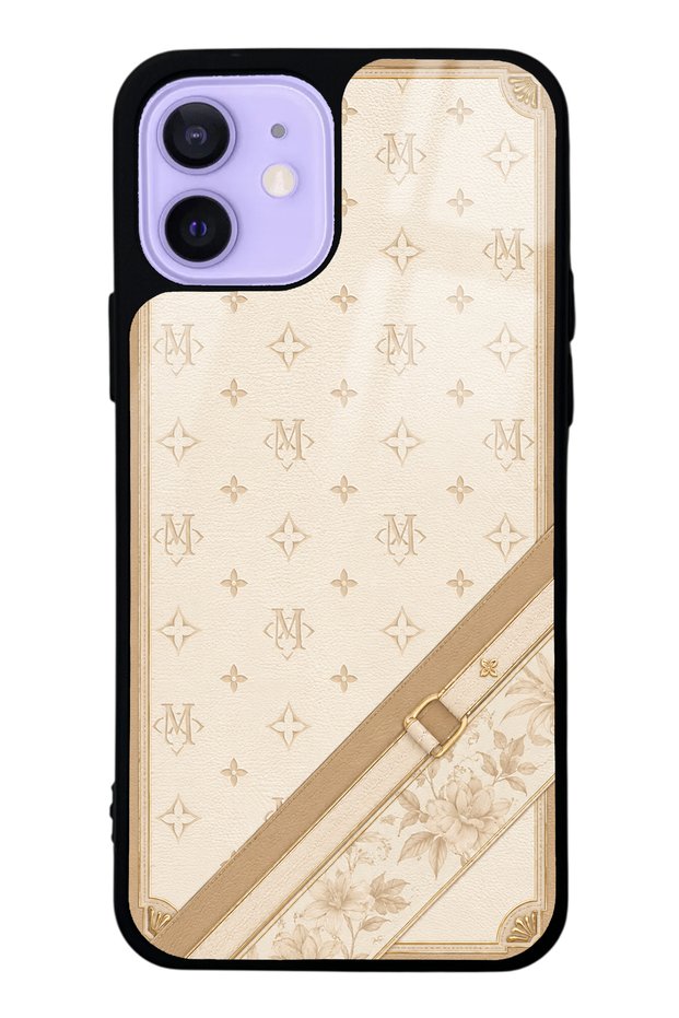 iPhone 12 Maison Ivory Design Glossy Phone Case