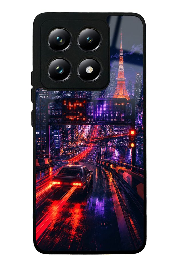 Xiaomi Mi 14t Neon Tokyo Nights Design Glossy Phone Case