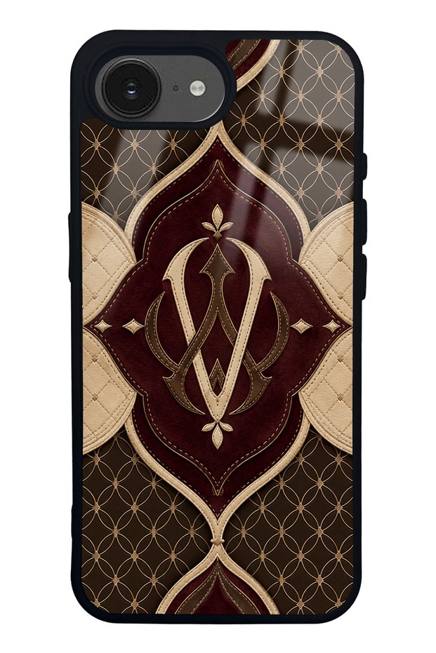 iPhone 16E Maison Royale Design Glossy Phone Case