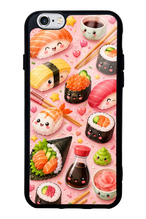 iPhone 6S Sushi Love Club Design Glossy Phone Case