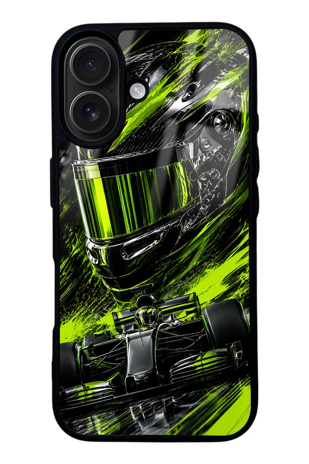 iPhone 16 Toxic Velocity Design Glossy Phone Case