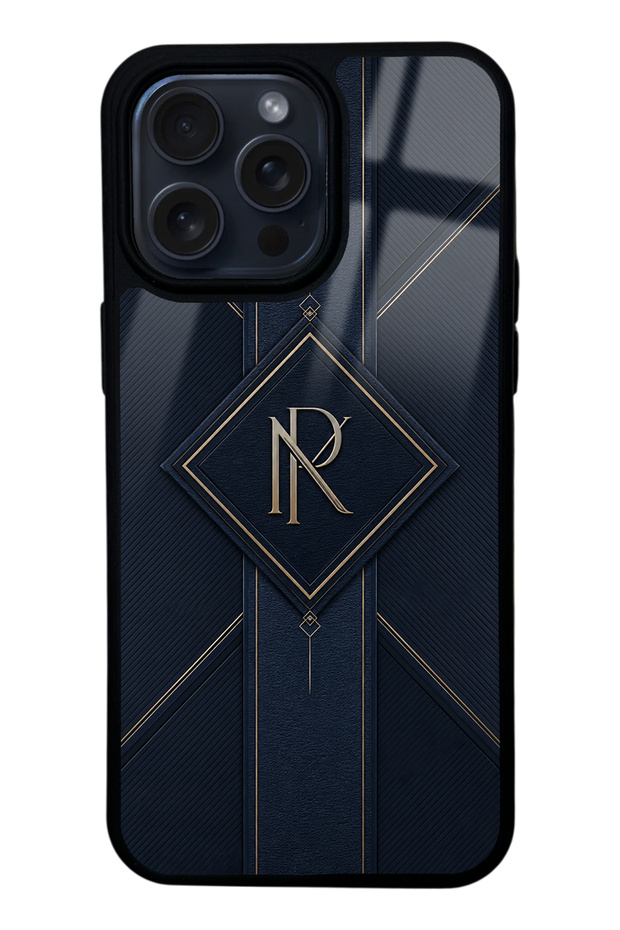 iPhone 14 Pro Max Midnight Prestige Design Glossy Phone Case