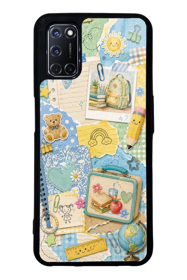 Oppo A52 Campus Notes Design Glossy Phone Case