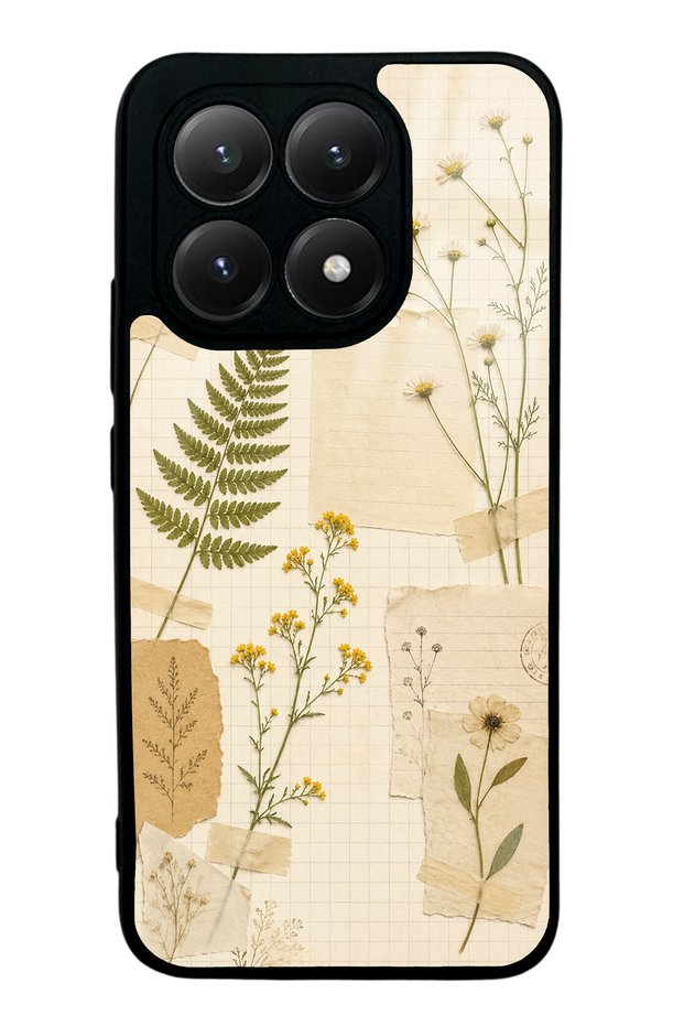 حافظة هاتف Xiaomi Mi 15T بتصميم Pressed Meadow لامعة