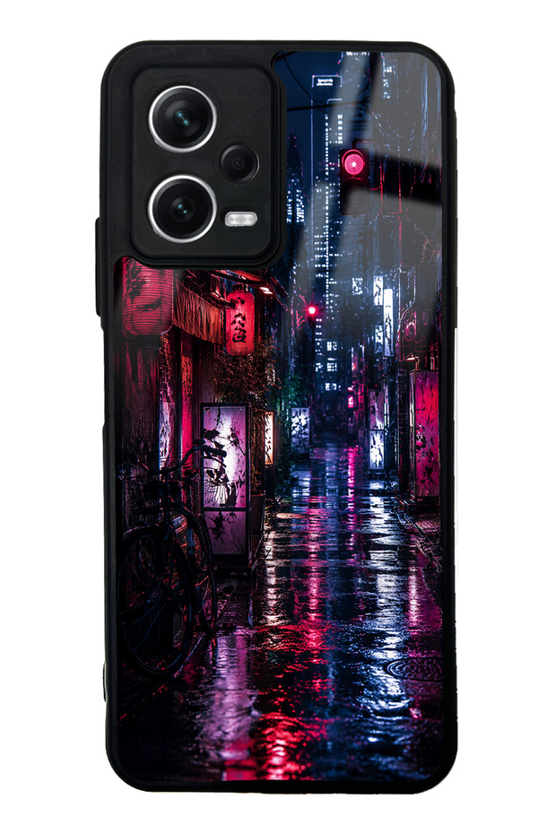 Xiaomi Redmi Note 12 5g Electric Alley Design Glossy Phone Case