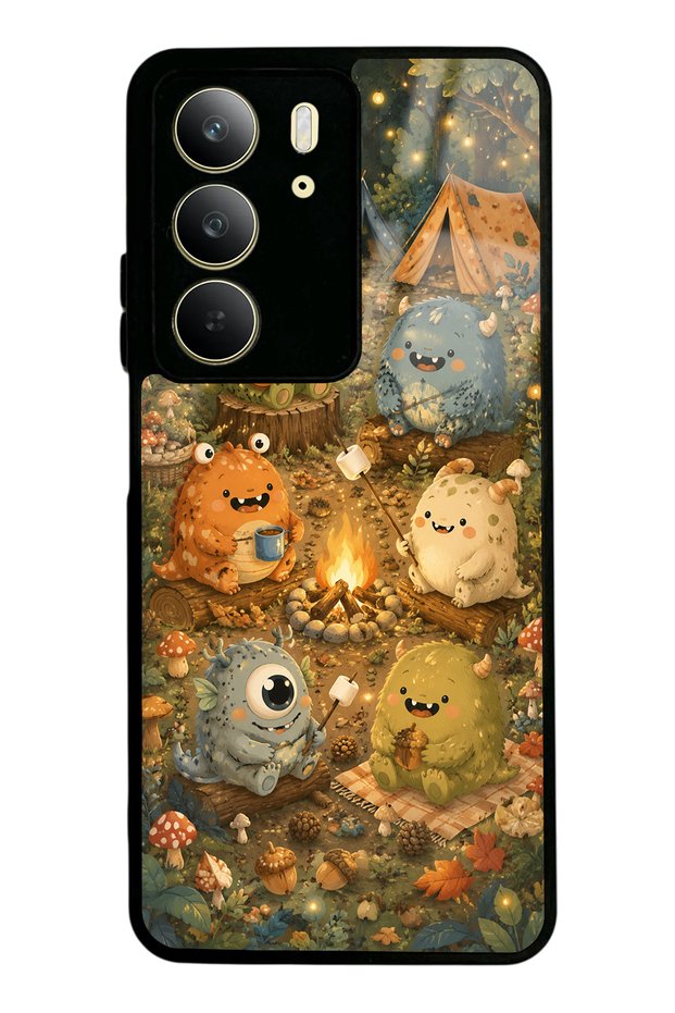 Realme C75 Forest Friends Camp Design Glossy Phone Case