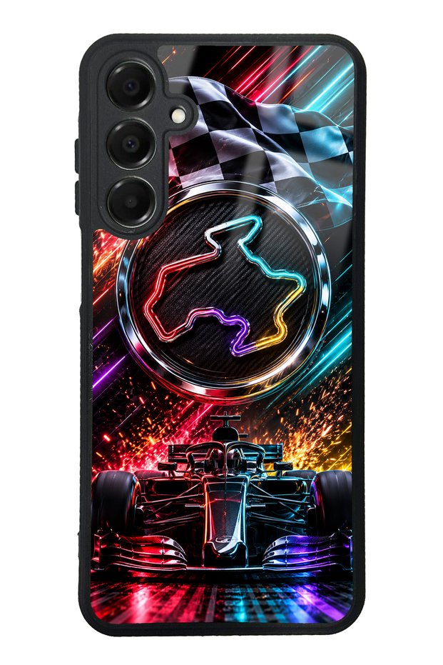 Samsung A16 Apex Lights Design Glossy Phone Case