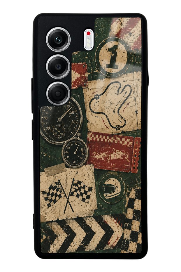 Tecno Camon 40 Pro Heritage Track Club Design Glossy Phone Case