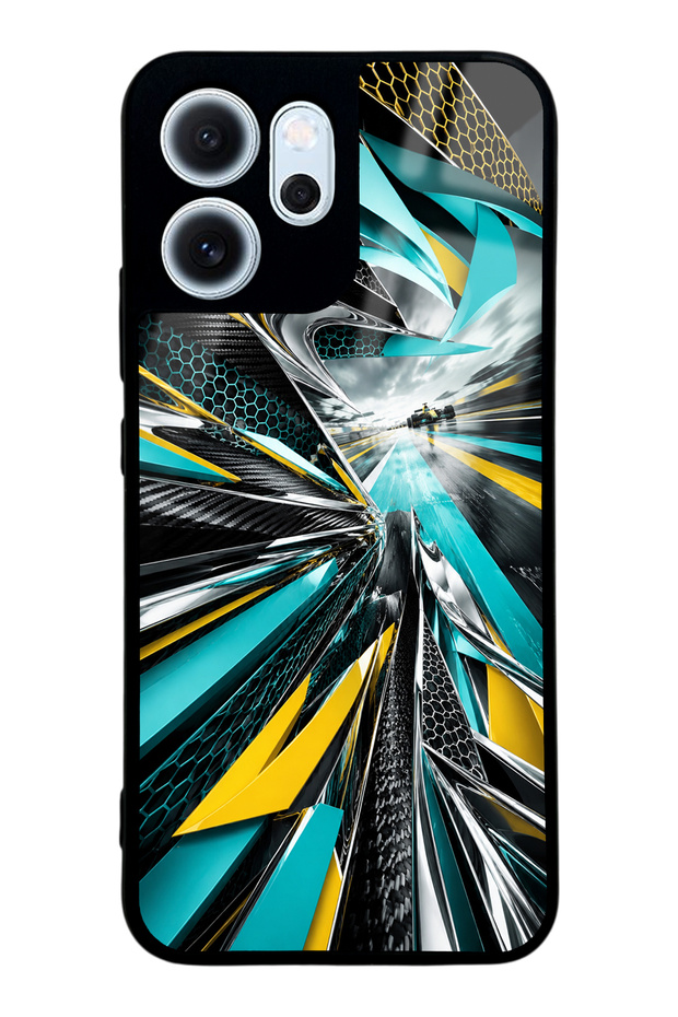 Oppo Reno 14F Apex Surge Design Glossy Phone Case