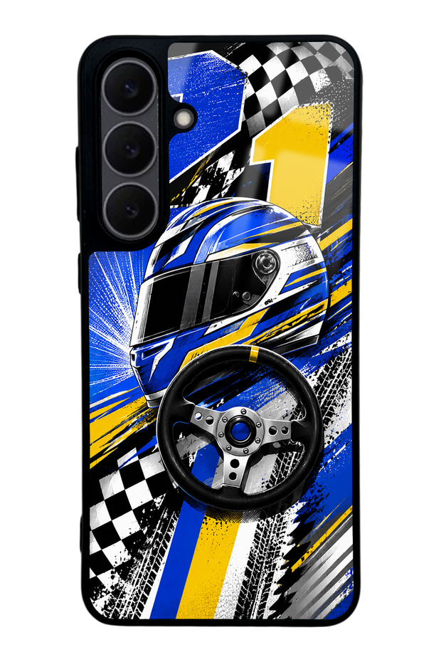 Samsung S25 Fe Victory Lap Design Glossy Phone Case