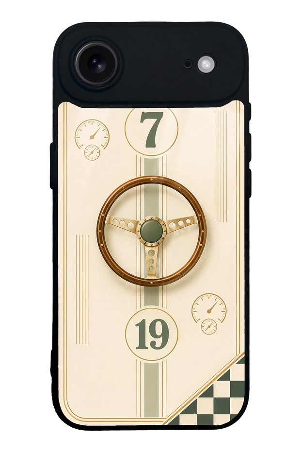 iPhone 17 Air Classic Racer 7 Design Glossy Phone Case
