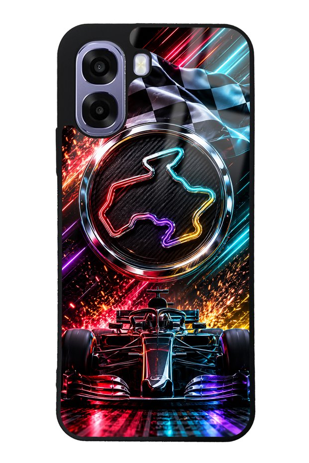 Oppo A6T Glossy Phone Case with Apex Lights Design