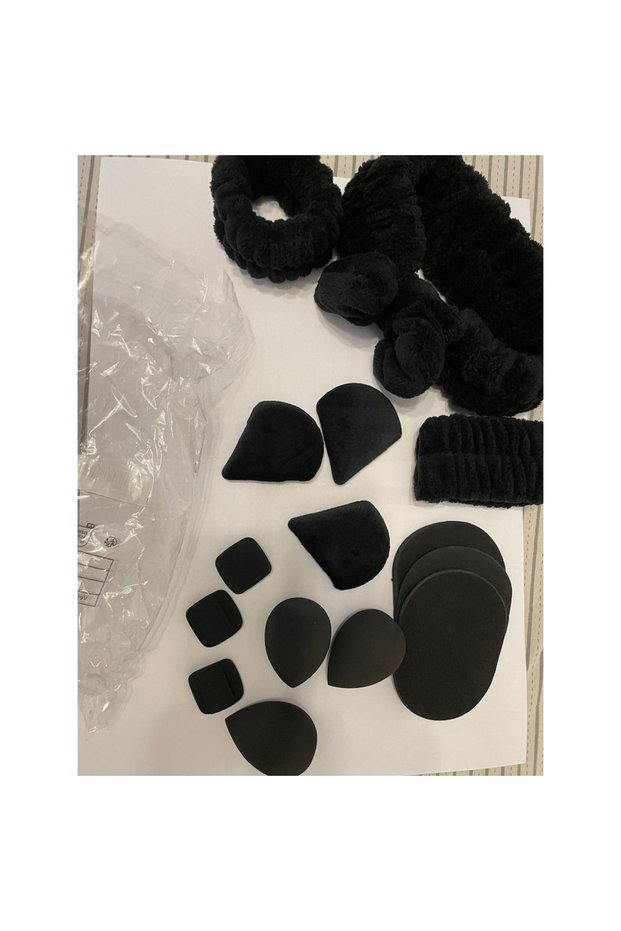 Bathroom essentials set and makeup accessories
