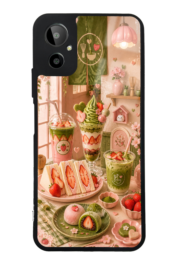 Gm 23 Se Berry Matcha Corner Design Glossy Phone Case