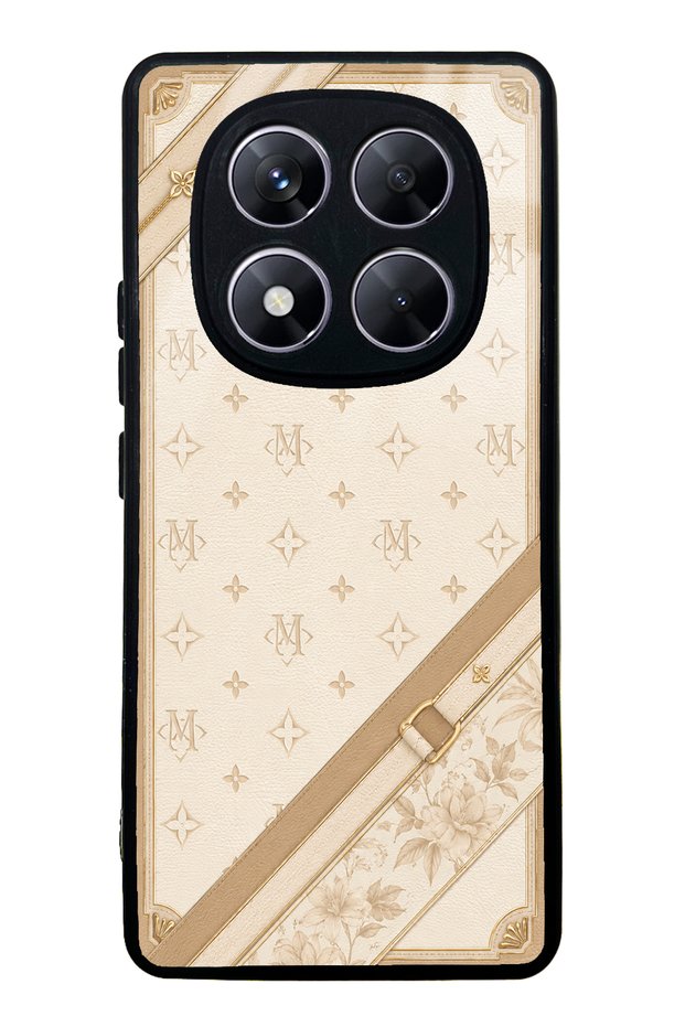 غطاء هاتف لامع بتصميم ميزون آيفوري لهاتف شاومي ريدمي نوت 14 برو 5G