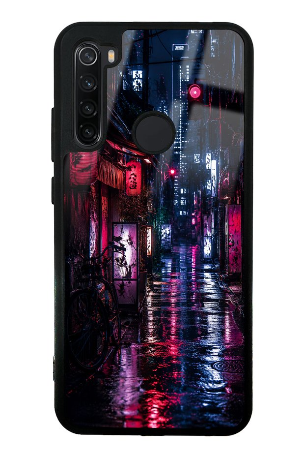 Xiaomi Redmi Note 8 Electric Alley Design Glossy Phone Case