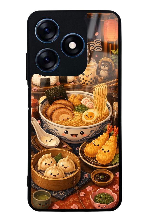 Tecno Spark 10 Ramen Bento Club Design Glossy Phone Case