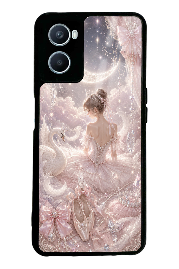 Oppo A96 Starlight Ballerina Design Glossy Phone Case