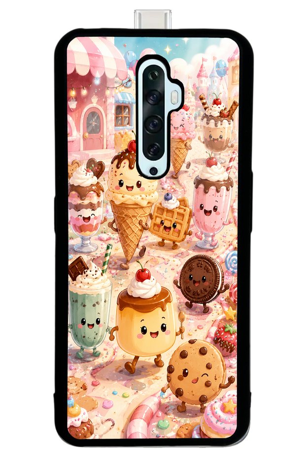Oppo Reno 2Z Dessert Wonderland Design Glossy Phone Case