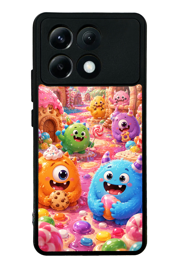 Xiaomi Poco X6 Pro Sugar Monster Town Design Glossy Phone Case