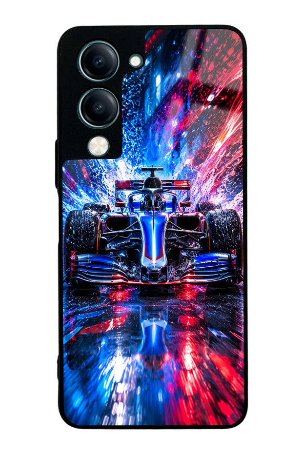Vivo Y04 Bluefire Apex Design Glossy Phone Case