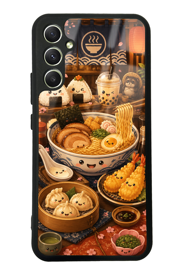 Samsung A34 Ramen Bento Club Design Glossy Phone Case