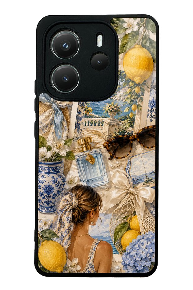 Xiaomi Redmi Note 14 4g Amalfi Blue Design Glossy Phone Case
