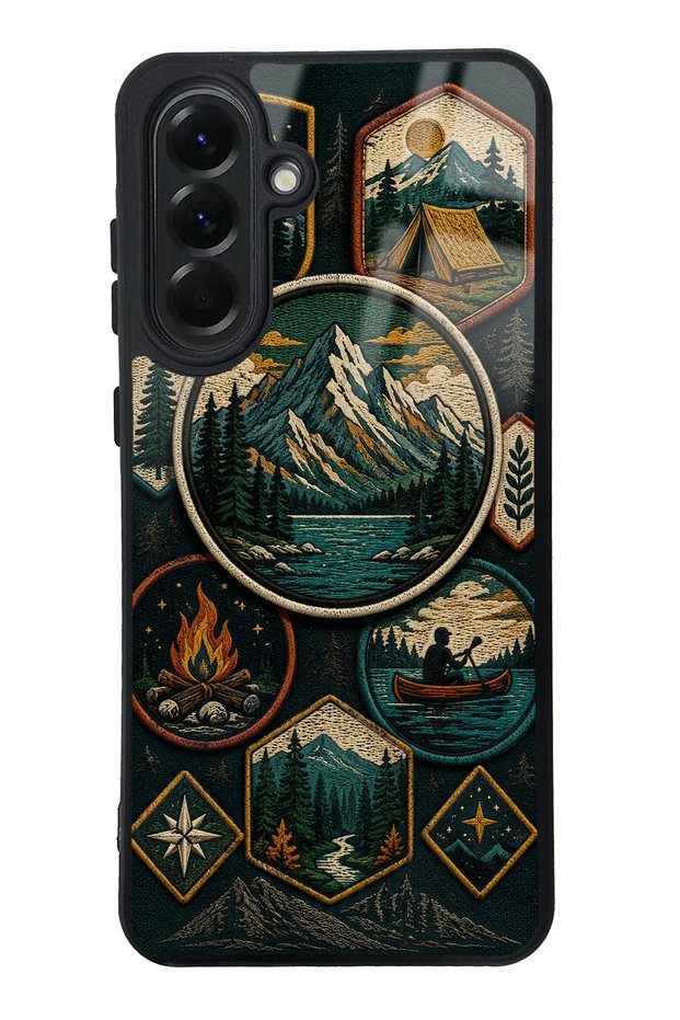 Samsung A56 Summit Explorer Design Glossy Phone Case
