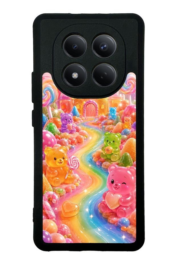 Xiaomi Redmi Note 15 4g Jelly Bear Castle Design Glossy Phone Case