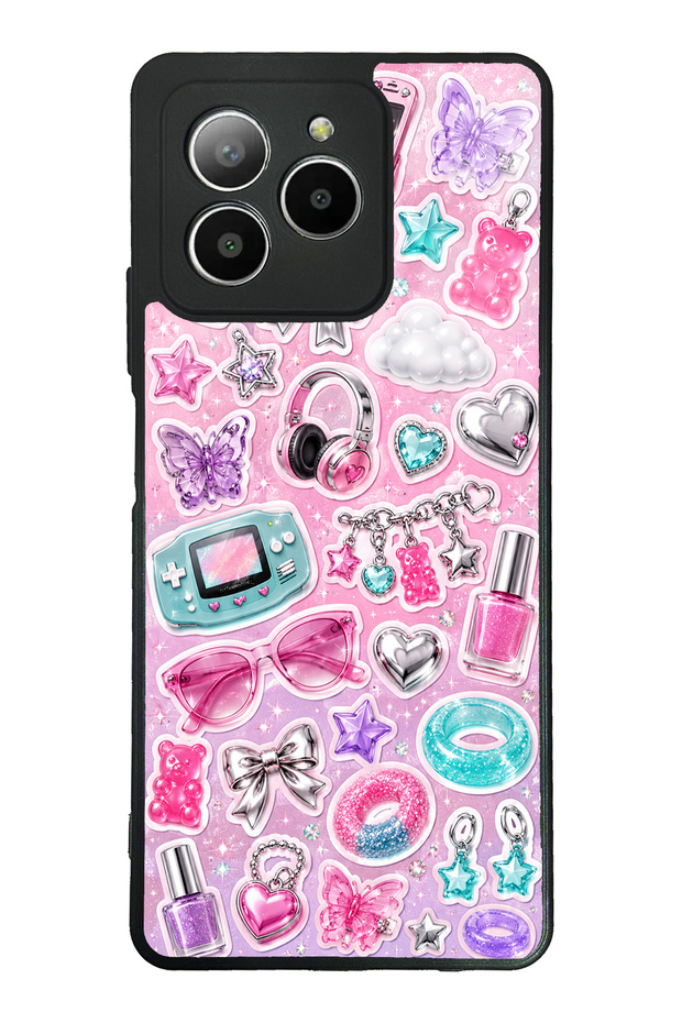Omix X7 Y2K Sticker Dreams Design Glossy Phone Case
