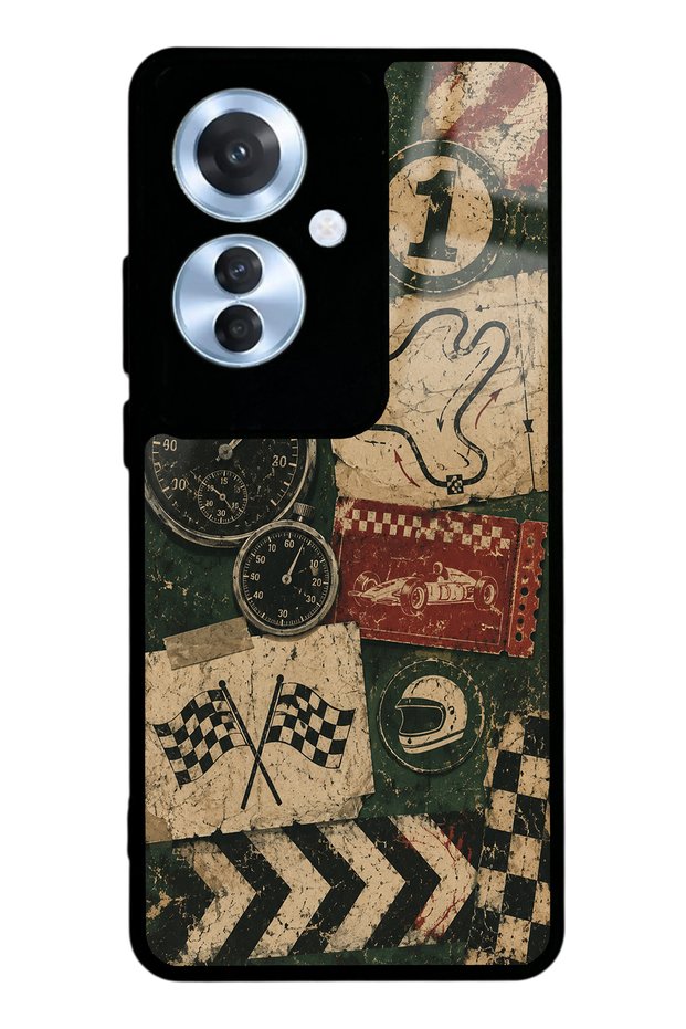 Oppo Reno 11F Heritage Track Club Design Glossy Phone Case