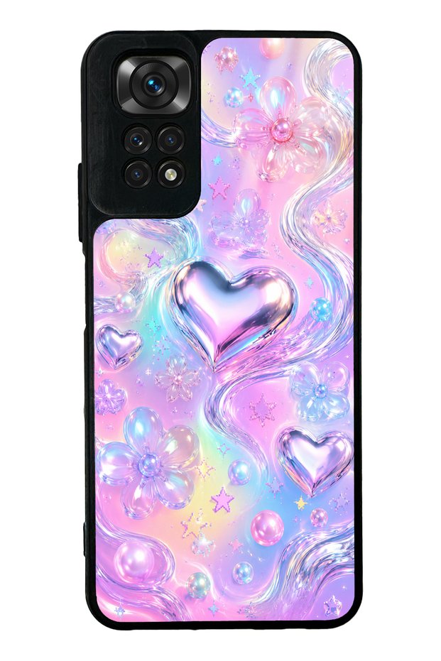 Xiaomi Redmi Note 11S Iridescent Love Design Glossy Phone Case