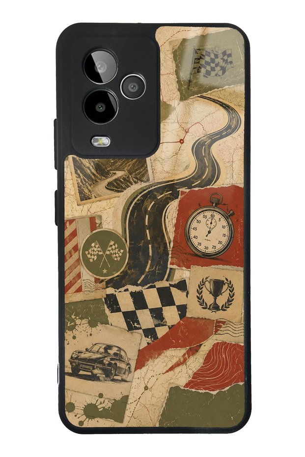 Gm 24 Pro Retro Road Racing Design Glossy Phone Case