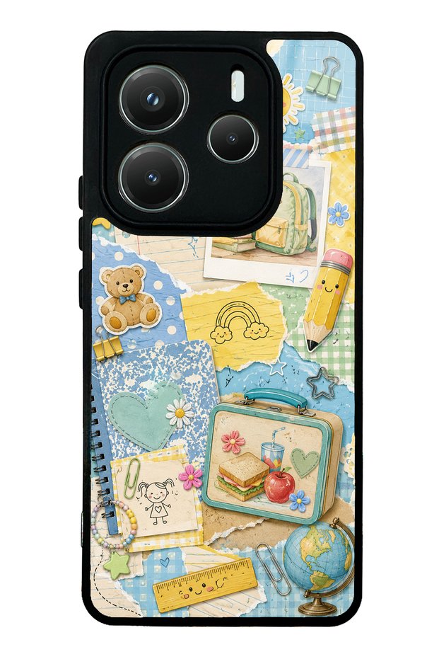 Xiaomi Redmi Note 14 5g Campus Notes Design Glossy Phone Case