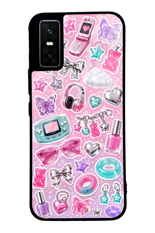 Infinix Gt 30 Pro Y2K Sticker Dreams Design Glossy Phone Case