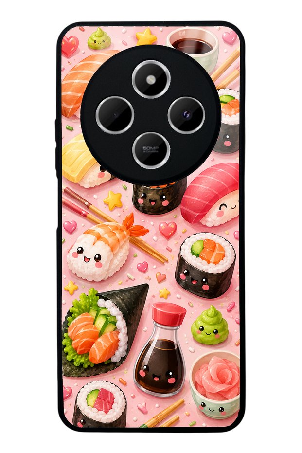 Xiaomi Redmi 14C Sushi Love Club Design Glossy Phone Case