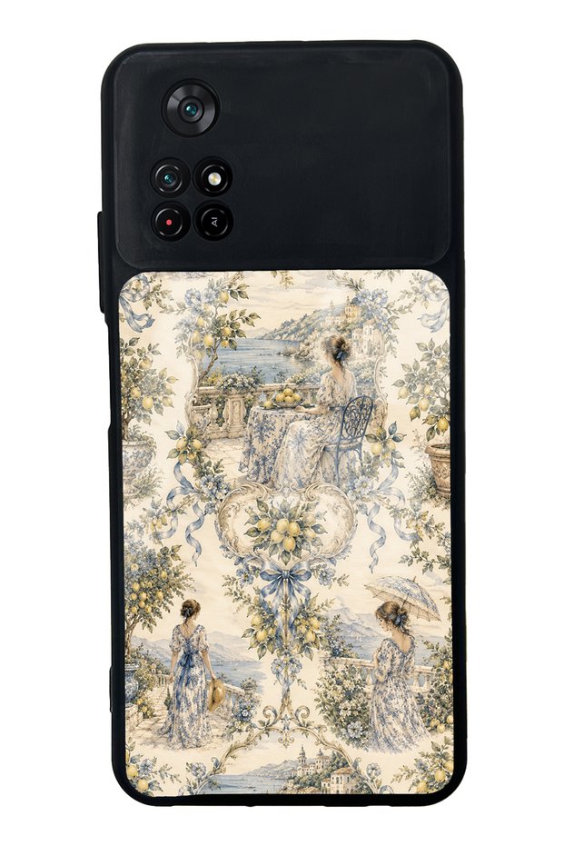 Xiaomi Poco M4 Pro Glossy Phone Case with Positano Canvas Design