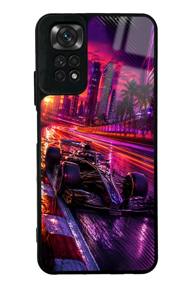 Xiaomi Redmi Note 11S Purple Apex Design Glossy Phone Case