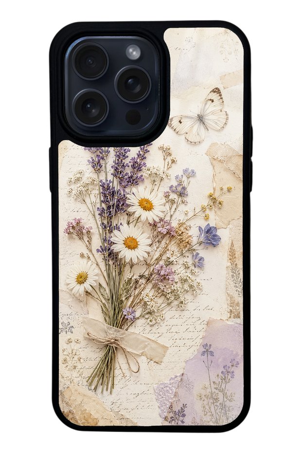 iPhone 14 Pro Max Lavender Meadow Design Glossy Phone Case