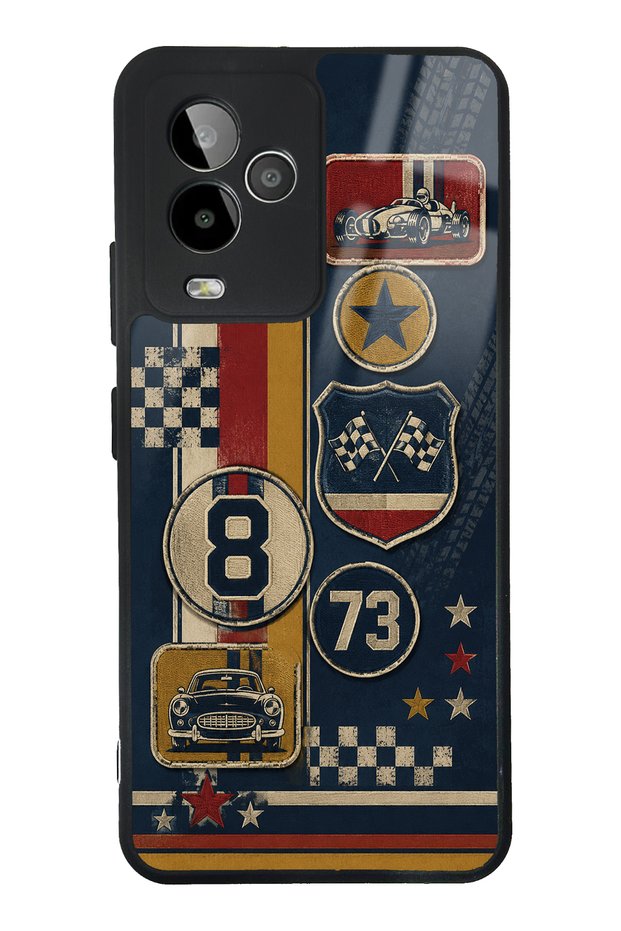 Gm 24 Pro Old School Racing Design Glossy Phone Case