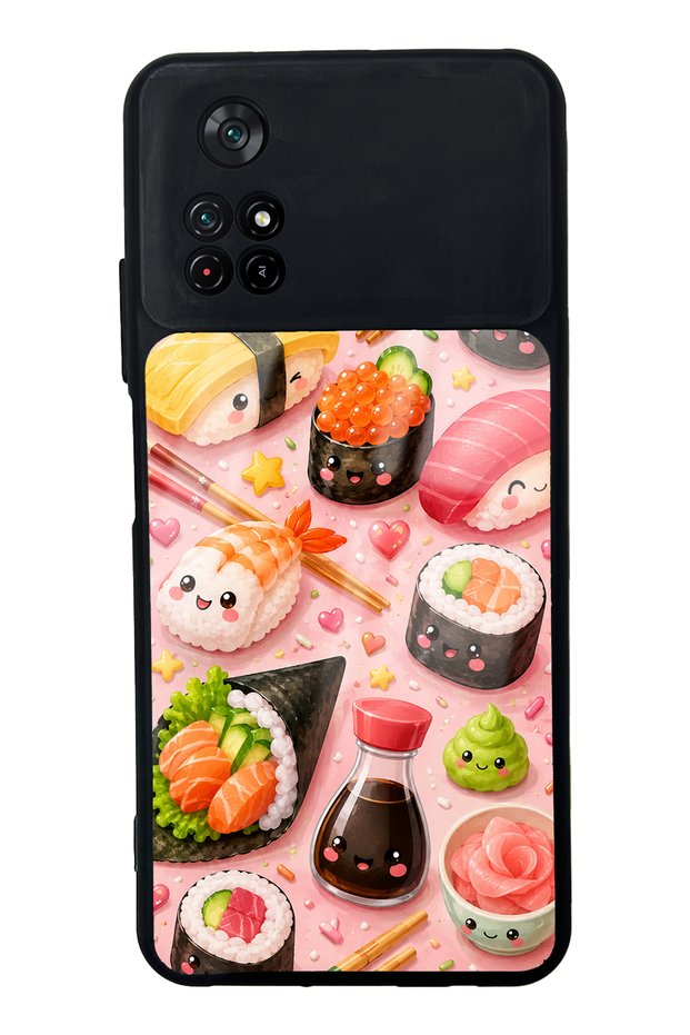 Xiaomi Poco M4 Pro Sushi Love Club Design Glossy Phone Case