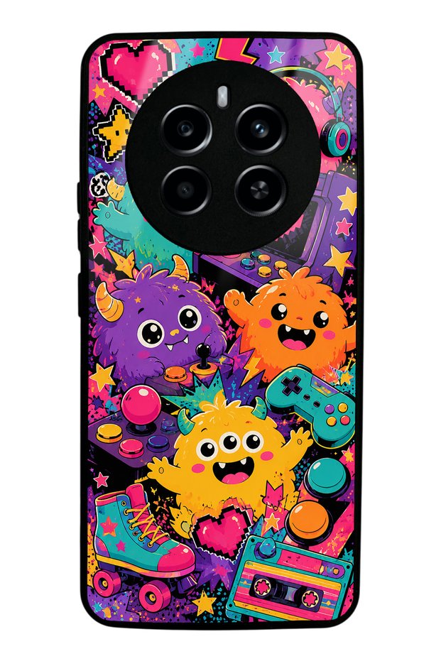 Realme 12 Pro Plus Monster Game Club Designed Glossy Phone Case